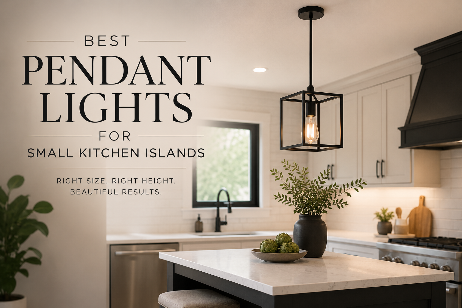 Best Pendant Lights for Small Kitchen Islands