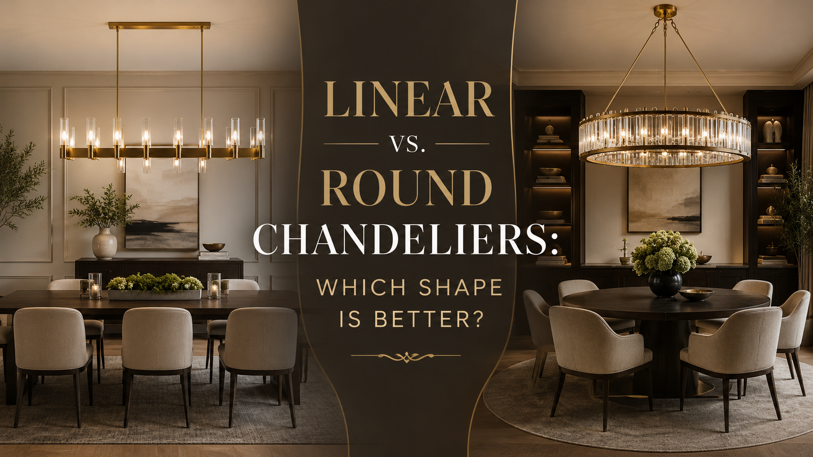 Linear vs. Round Chandeliers: Which Shape Is Better?