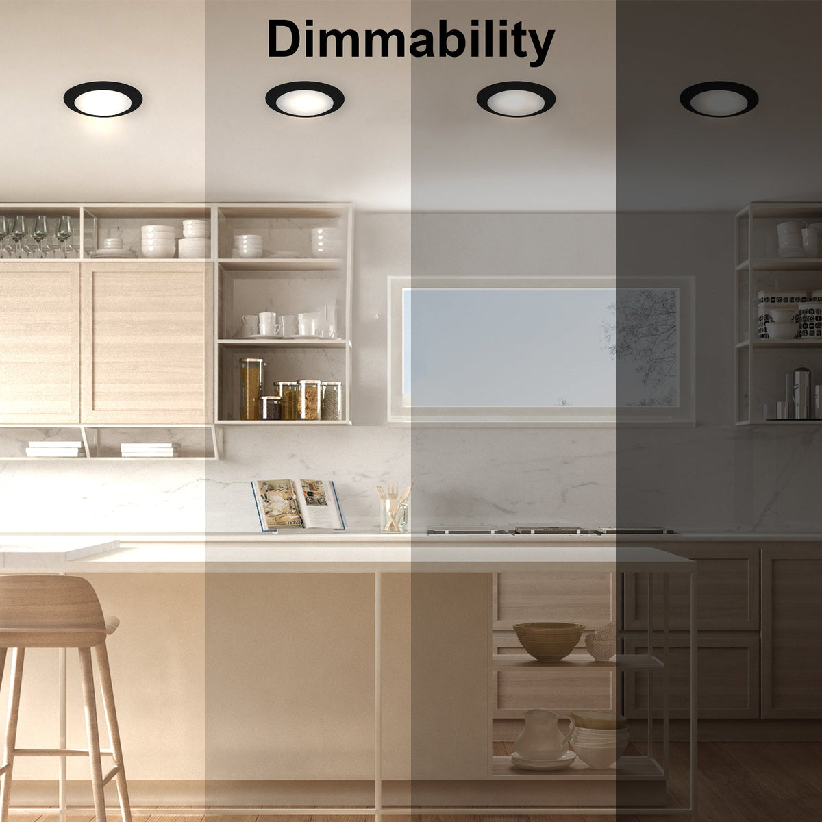 dimmable disc light led for kitchen