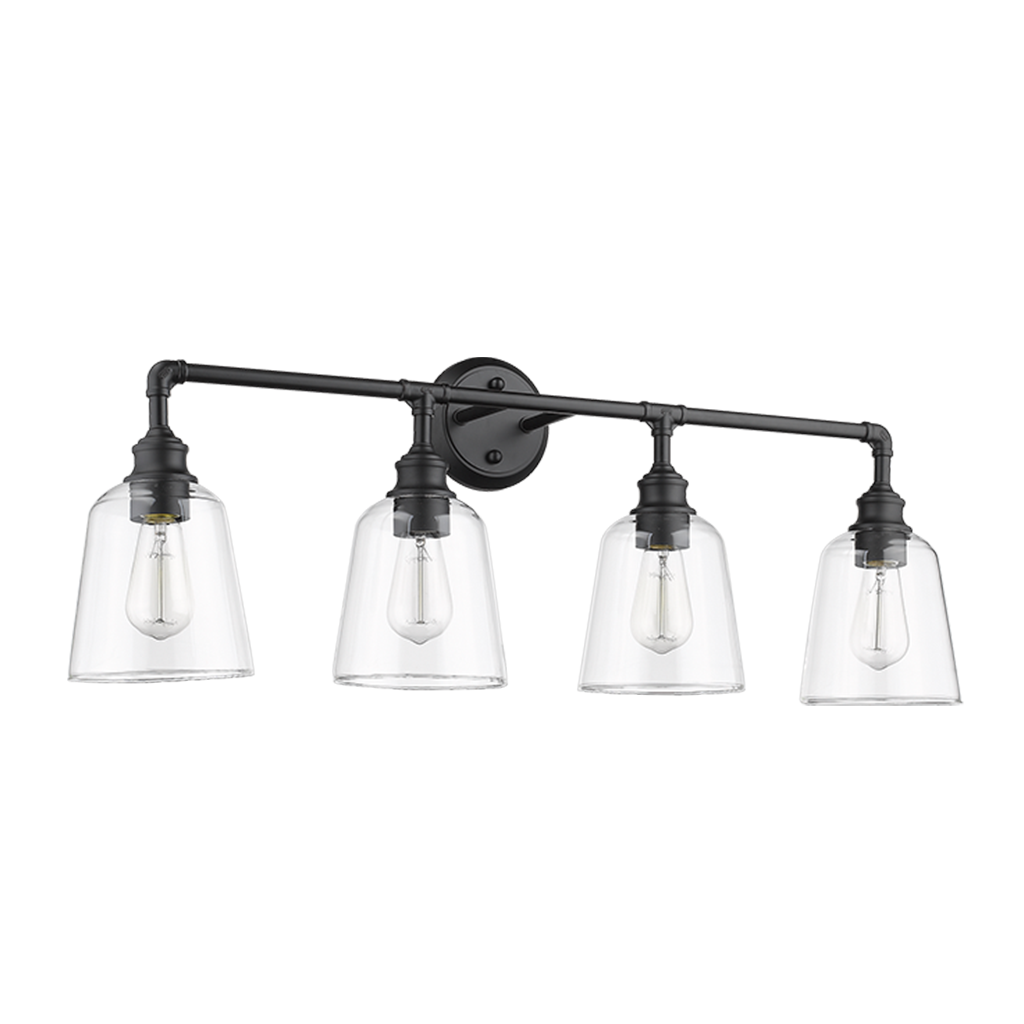 Vivio Milla 4-Light Vanity - Matte Black