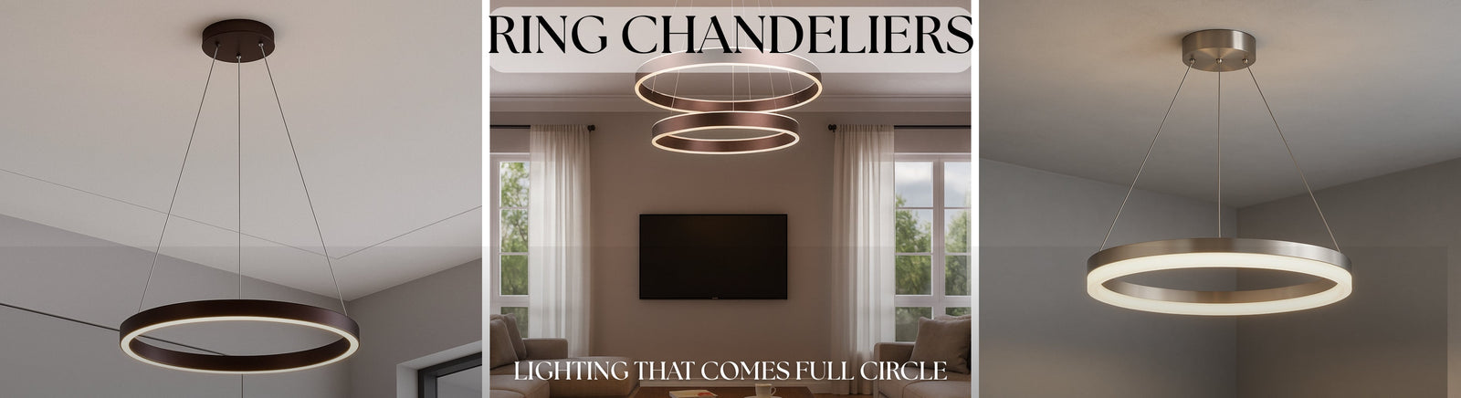 Ring Chandeliers that make a statement