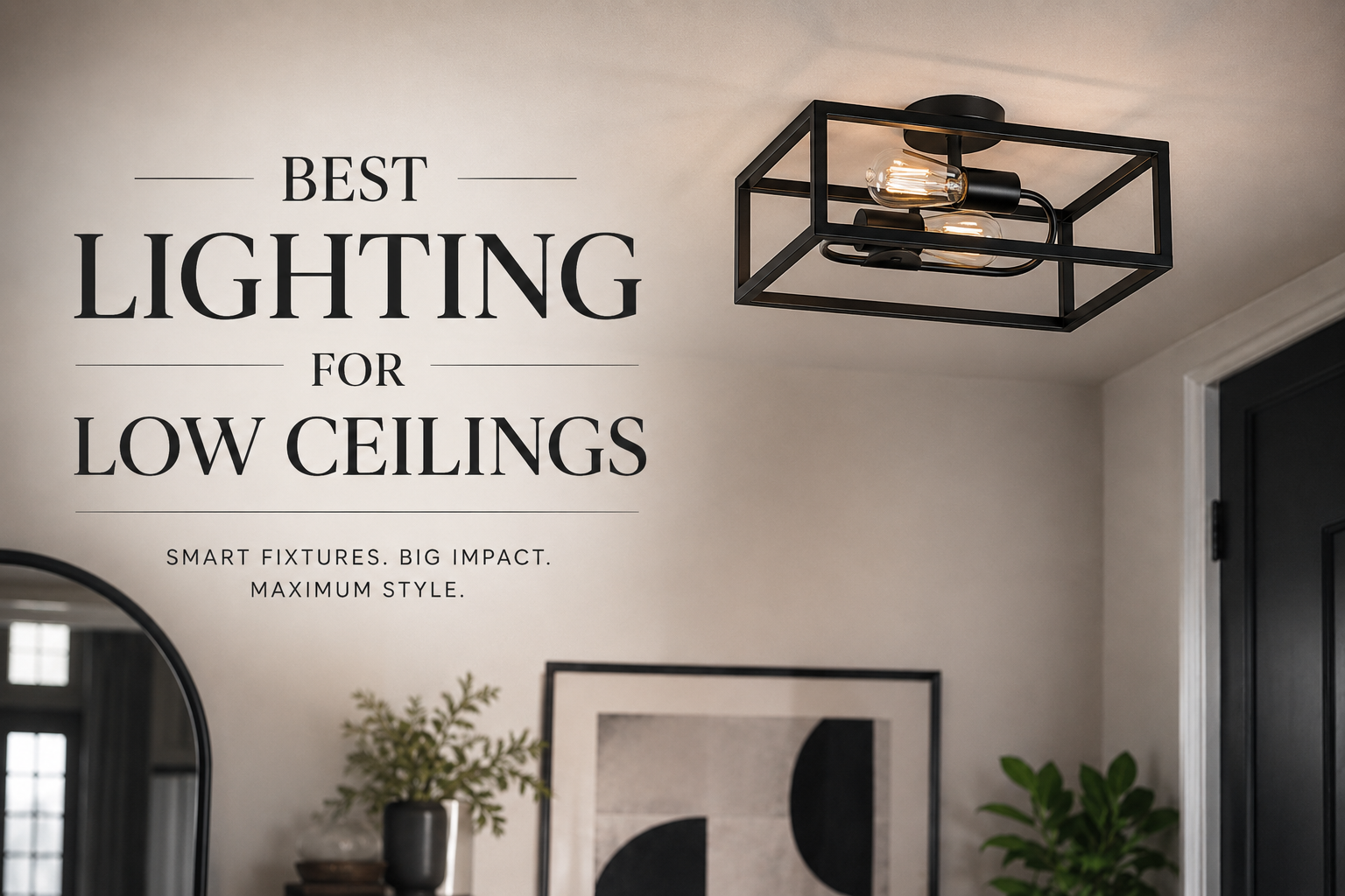 Best Lighting for Low Ceilings