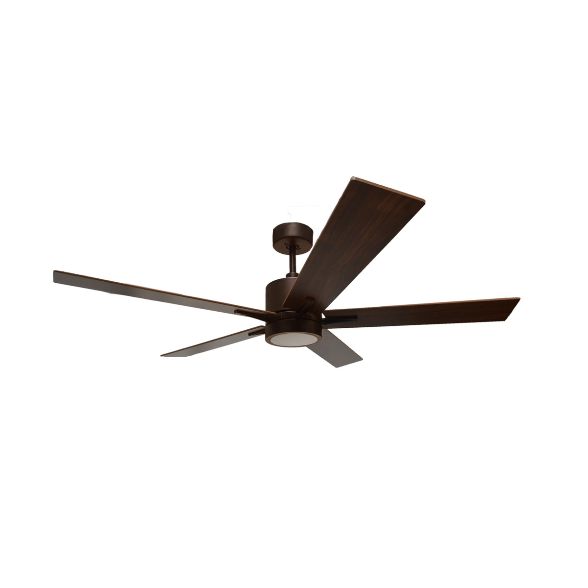 5-Blade 52" RB Modern Cylinder Fan Med Oak/Walnut Blades WC-1-WH Included