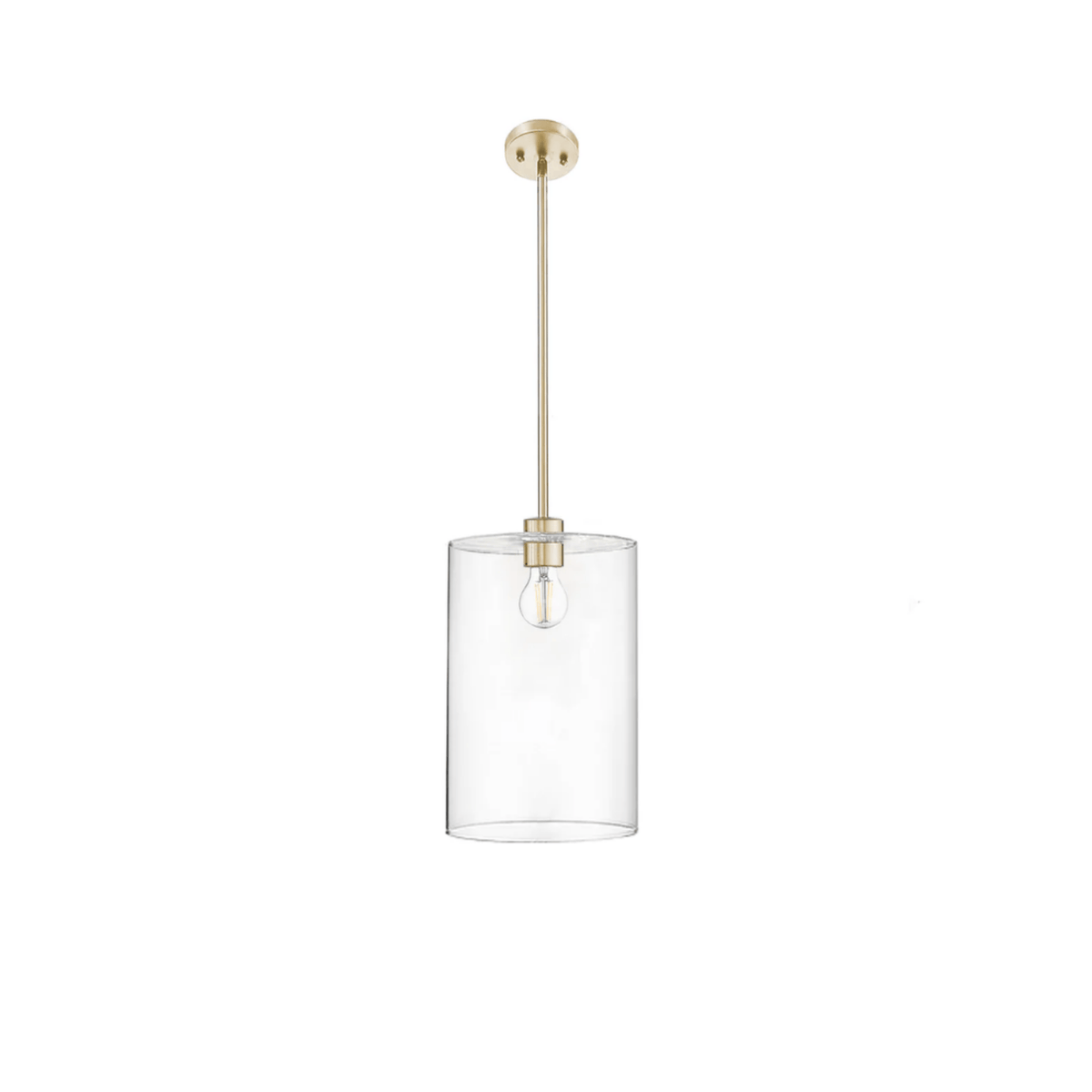Minicio 1-Light 9" Clear Glass Pendant - CG