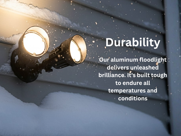 LED-Double Flood-Matte Black-20W 3000K