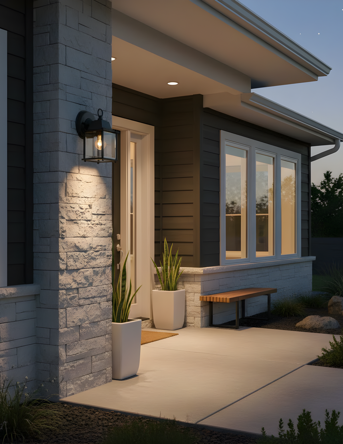 Patio Light-BK - Cast Alum