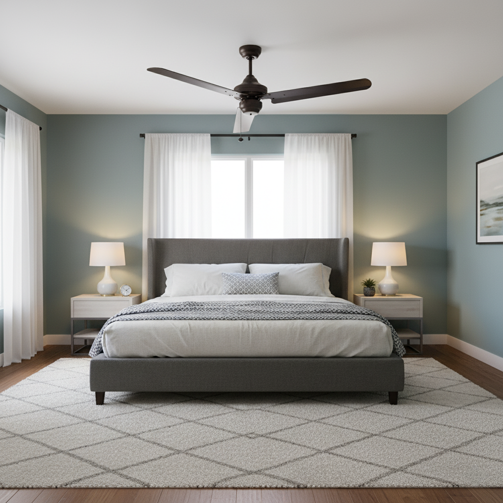 54&quot; 3-Metal Blade Industrial Fan - MB