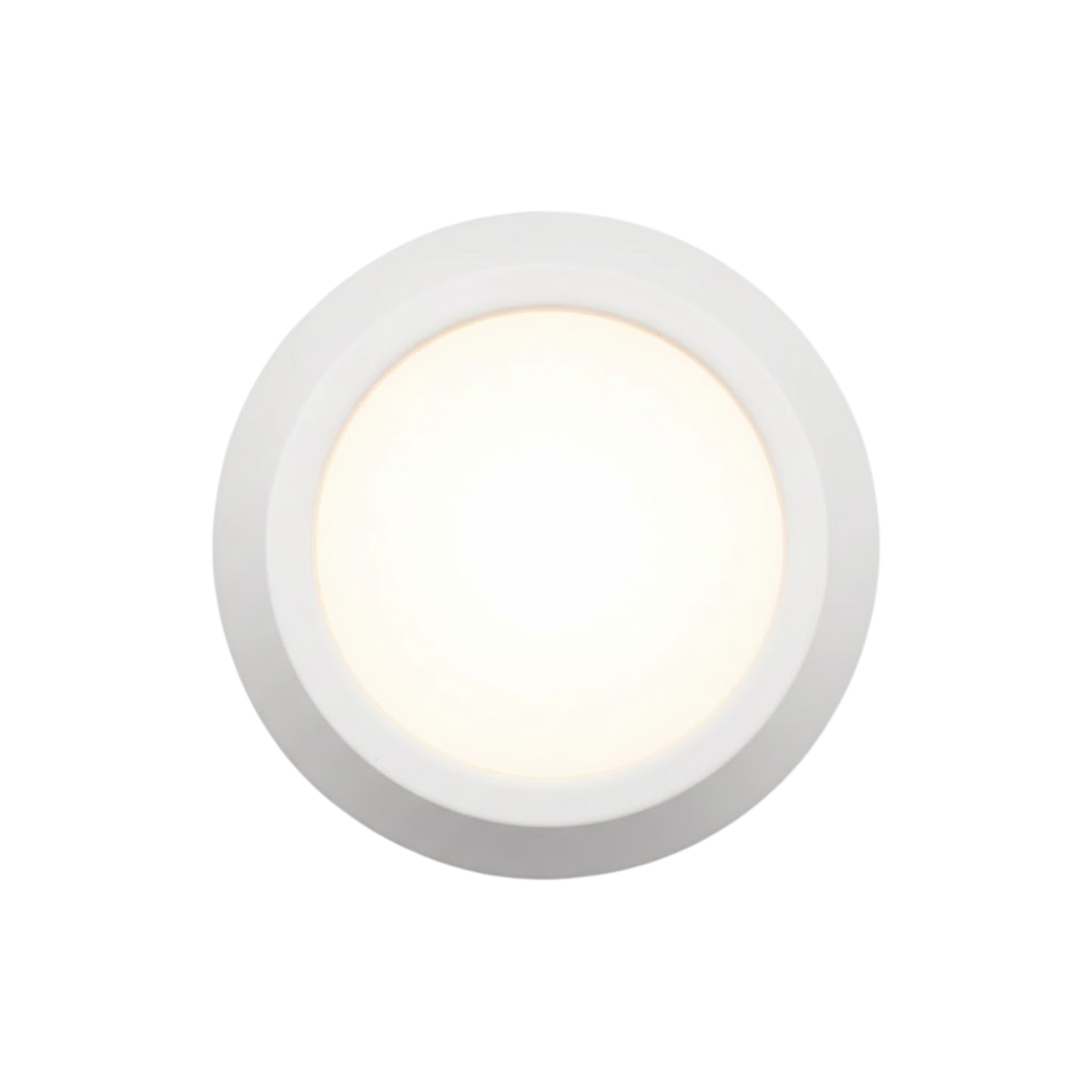 White 4" LED Disk Light - 12W - 3000K Dimmable