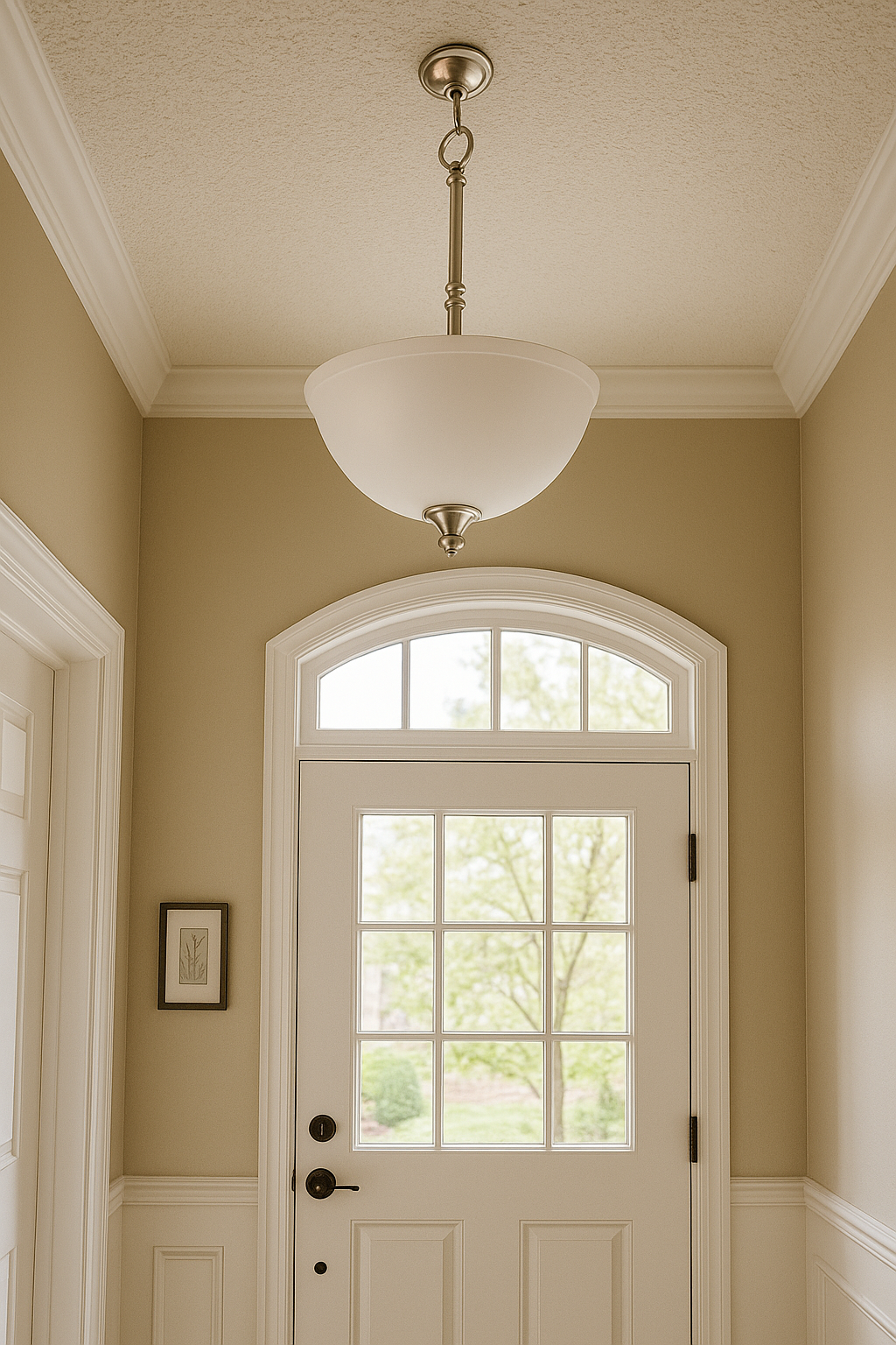 16 Inch Flush Bowl Pendant Farmhouse Hallway Ceiling Light Fixture #19329
