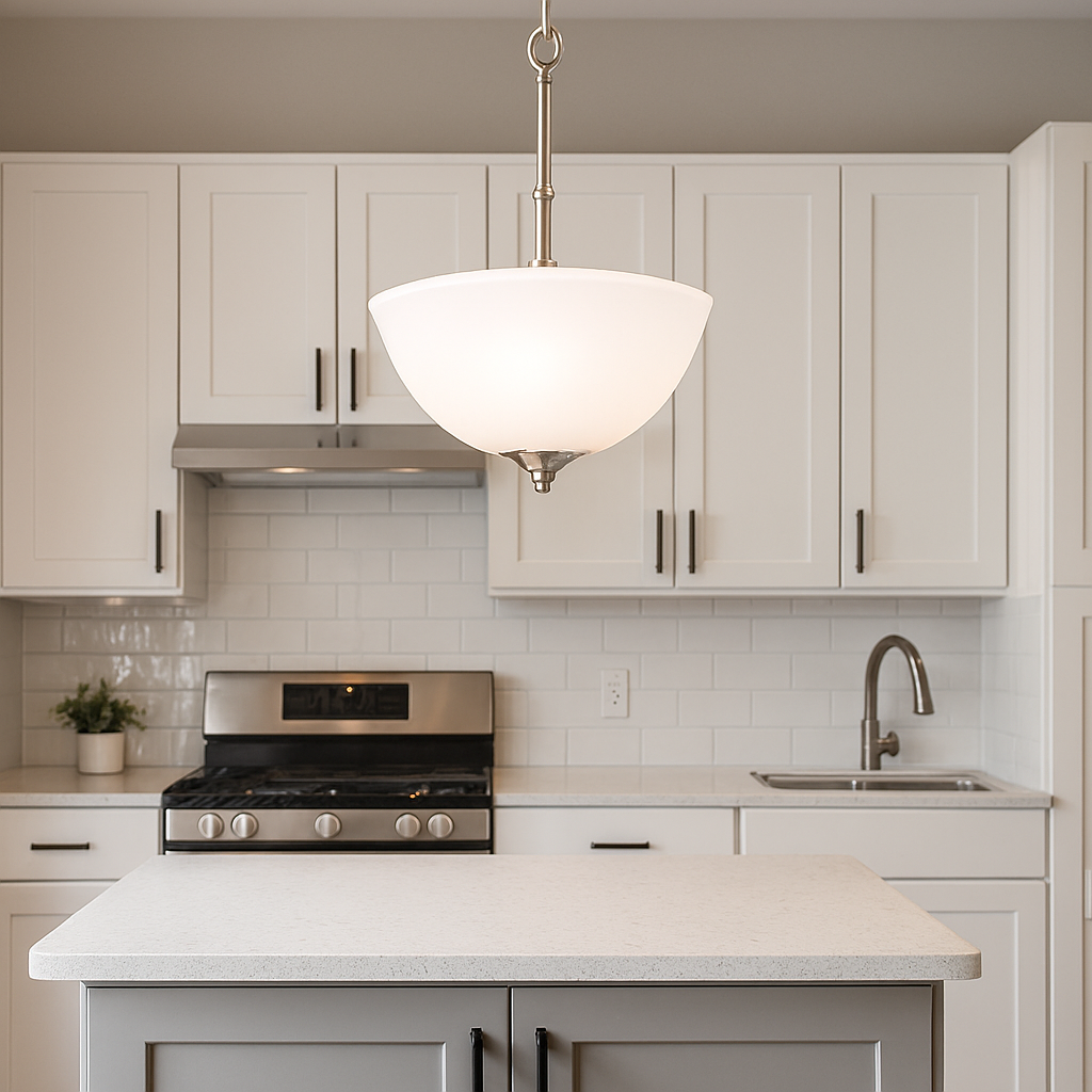 16 Inch Flush Bowl Pendant Farmhouse Hallway Ceiling Light Fixture #19329
