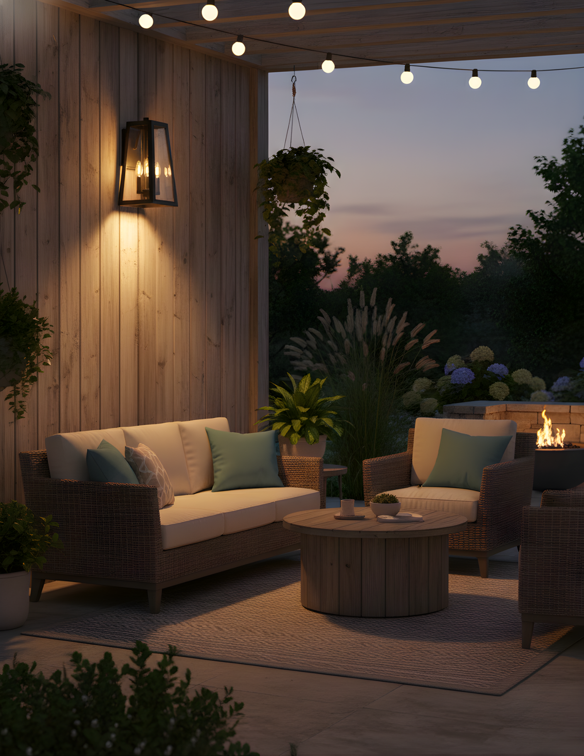 Gilbert Medium 3-Light Clear Glass Trapezoid Wall Sconce Lantern Coach Light – Matte Black