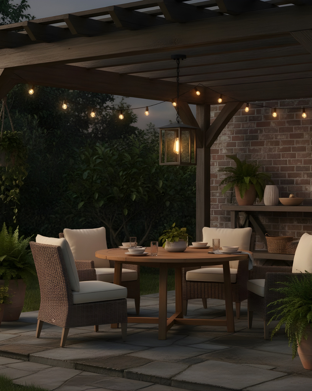 Noro Farmhouse Outdoor Pendant Light Lantern, Outdoor Coach Light with Seeded Glass – Matte Black