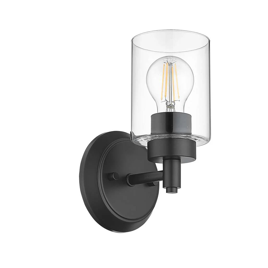 Mincio 1-Light Clear Glass Sconce
