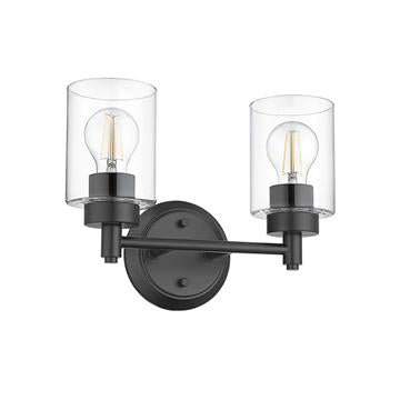 Mincio 2-Light Clear Glass Vanity