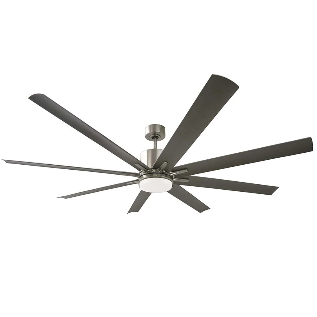 Metro Damp Patio Fan - NK Silver ABS Blades 20W LED 3K,4K,5K
