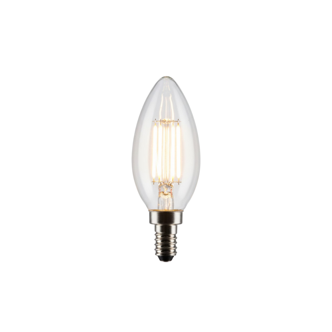 8W B10 Torpedo Candle LED Lamp 3000K Dimmable