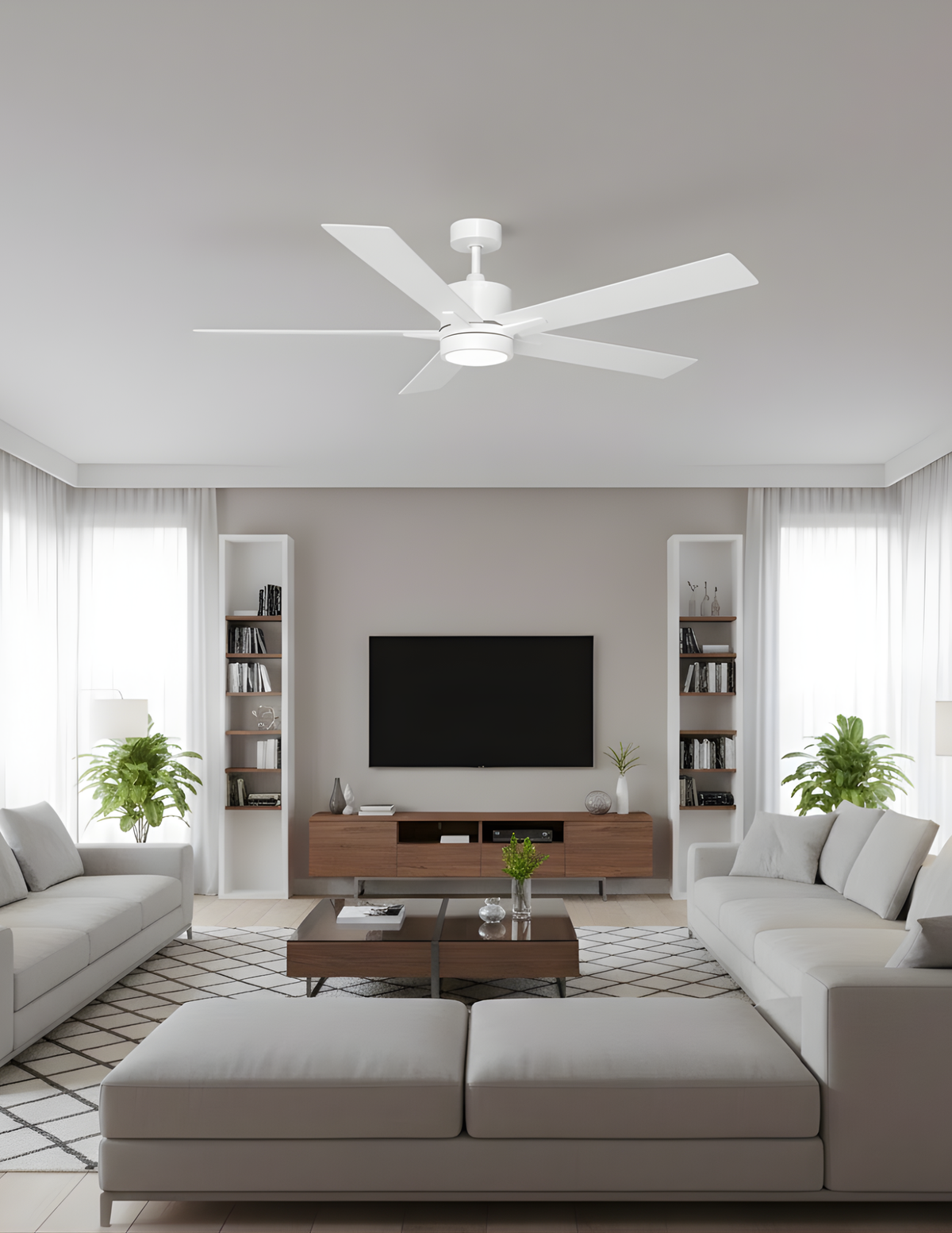 5-Blade 52" WH Metro Fan WH Blades WC6 3K4K5K