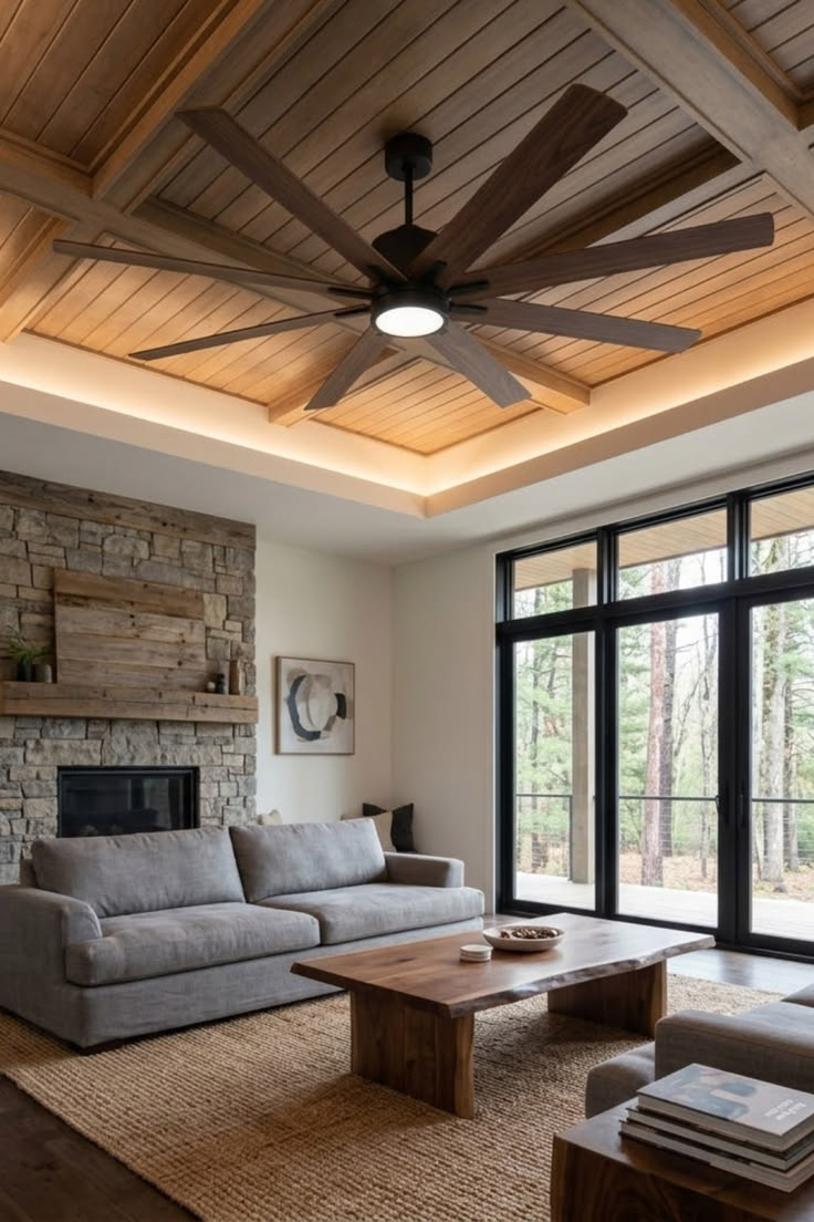8-Blade 66" MB Fan Matte Black/Walnut Blades 20W LED 3K,4K,5K