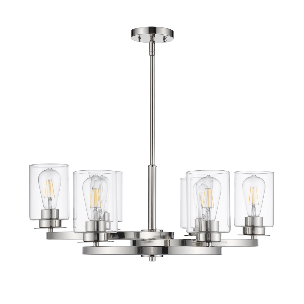 Vivio Jonna 6-Light Chandelier - Chrome