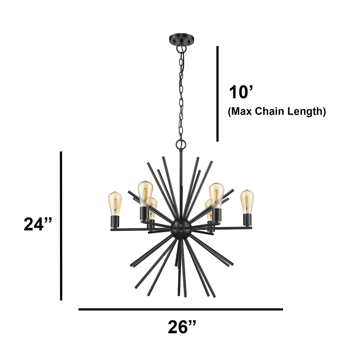 adjustable chandelier vivio lighting