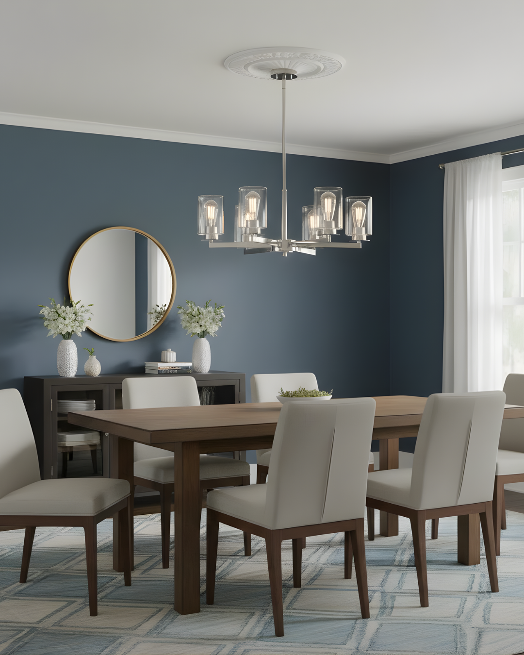 Vivio Jonna 6-Light Chandelier - Chrome