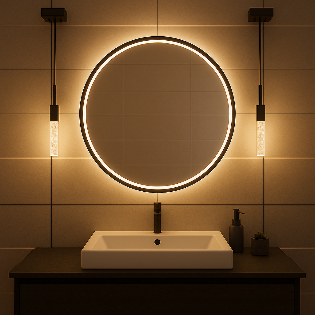 Vivio Pixi 1-Light Illuminated Glass Cube - Matte Black