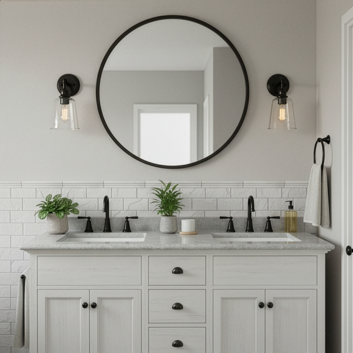 Vivio Milla 1-Light Sconce/Vanity - Matte Black
