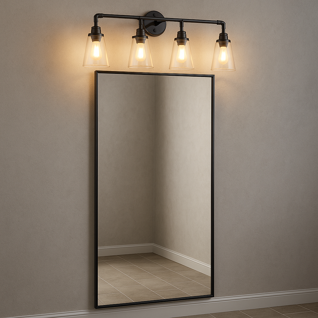 Vivio Milla 4-Light Vanity - Matte Black