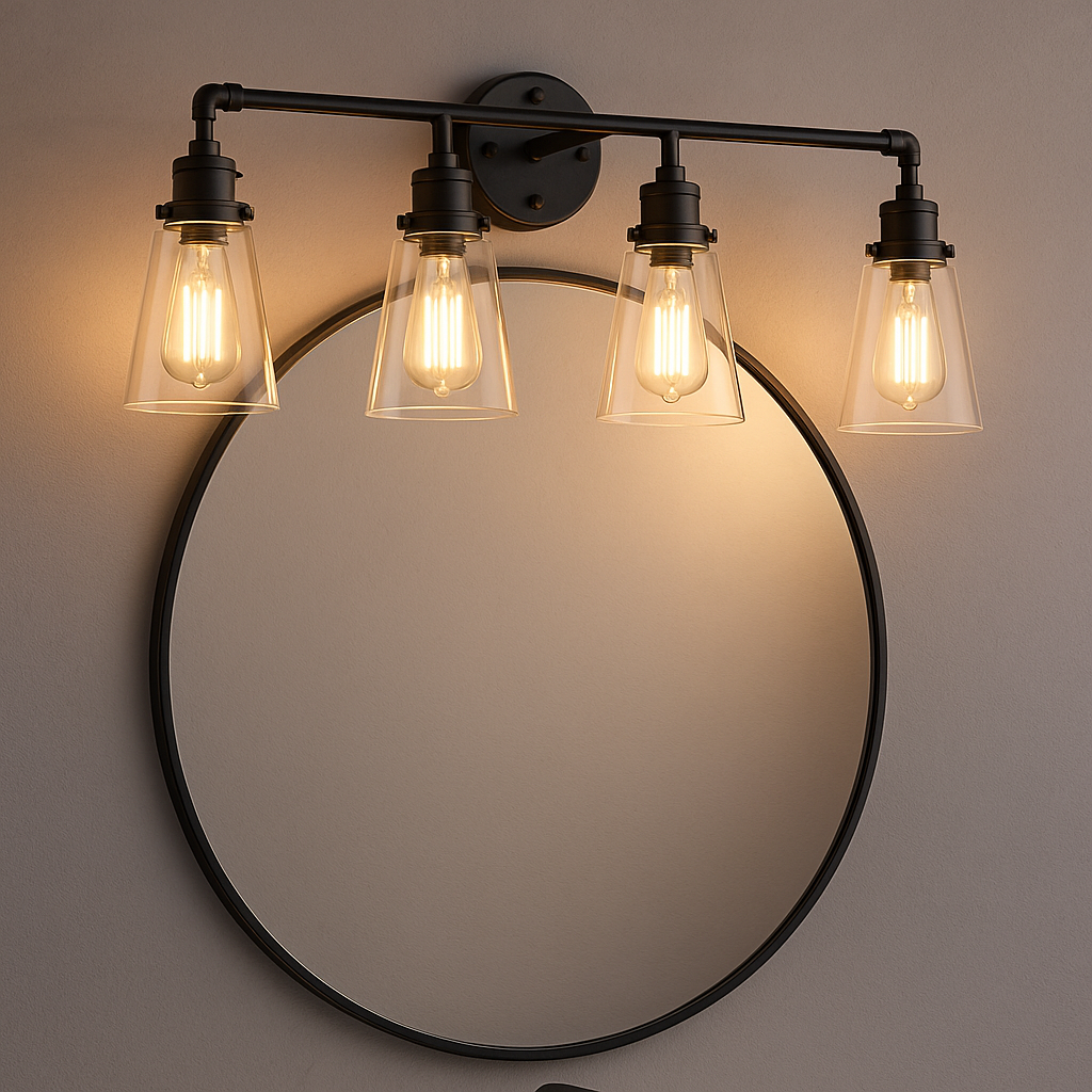 Vivio Milla 4-Light Vanity - Matte Black