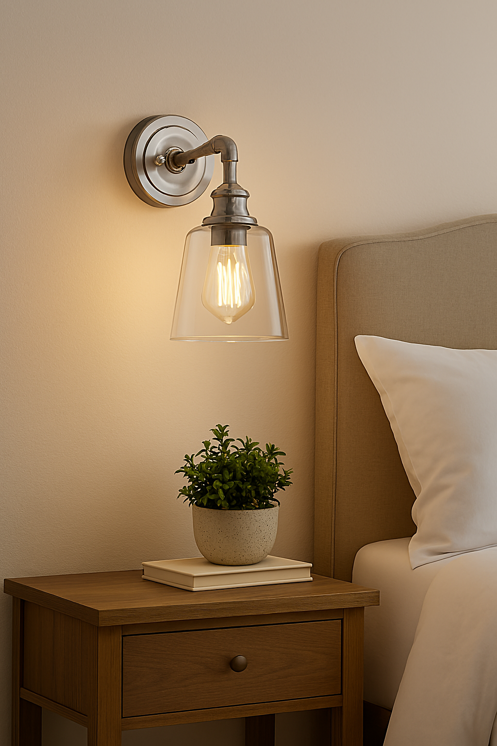 Vivio Milla 1-Light Sconce/Vanity - Brushed Nickel