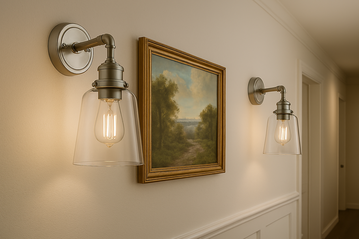 Vivio Milla 1-Light Sconce/Vanity - Brushed Nickel