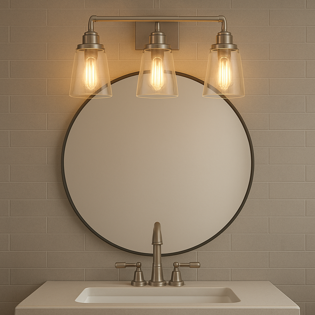Vivio Milla 3-Light Vanity - Brushed Nickel