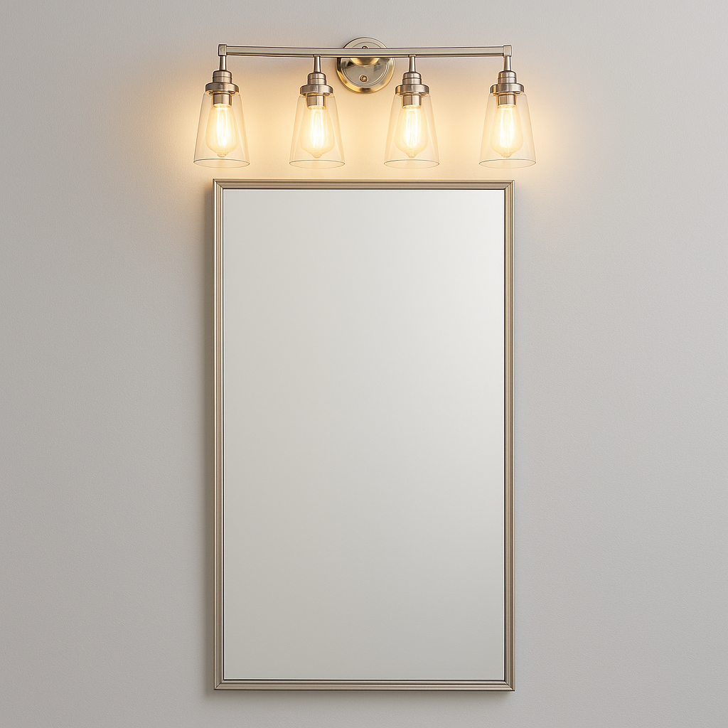 Vivio Milla 4-Light Vanity - Brushed Nickel