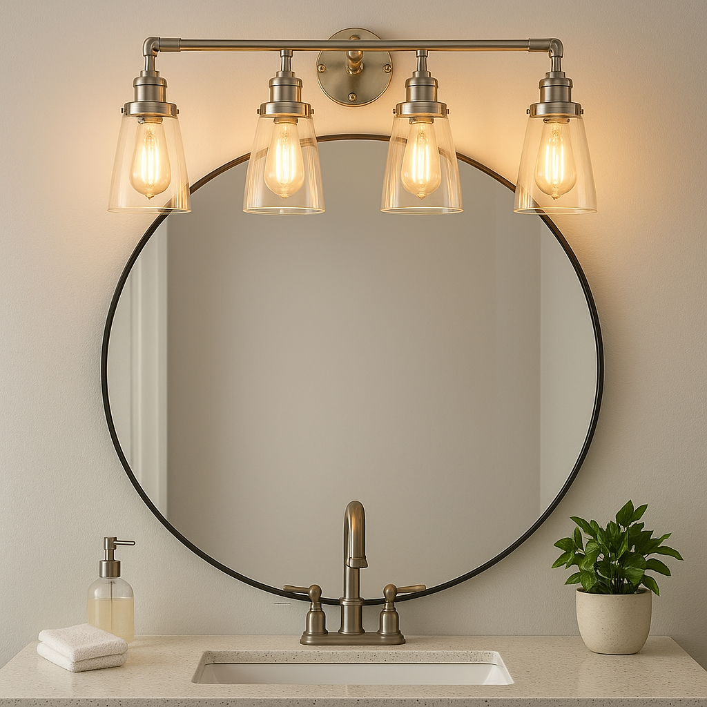 Vivio Milla 4-Light Vanity - Brushed Nickel