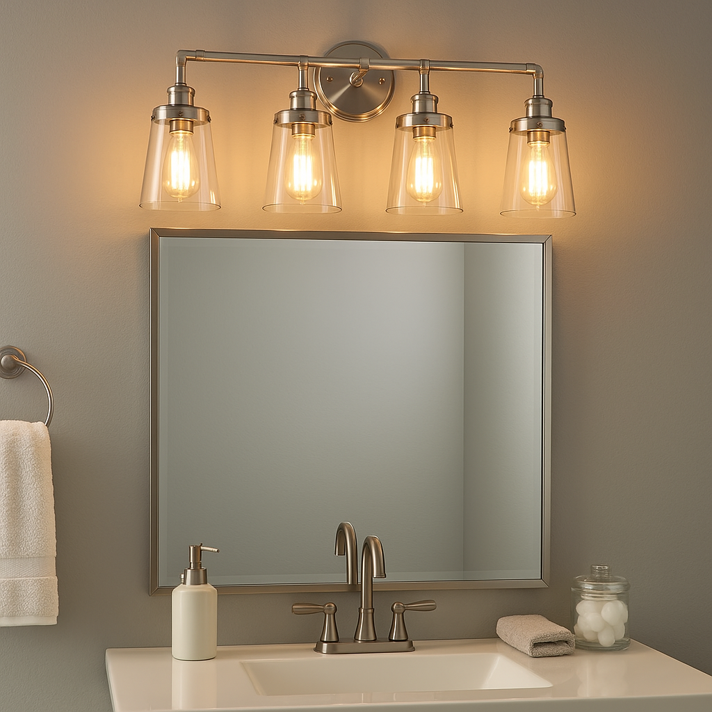 Vivio Milla 4-Light Vanity - Brushed Nickel