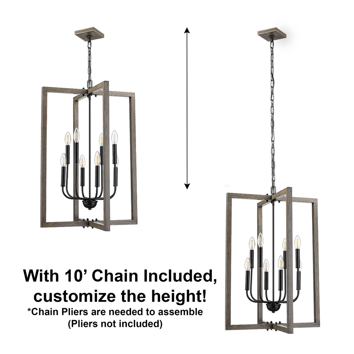 adjustable chandelier vivio lighting