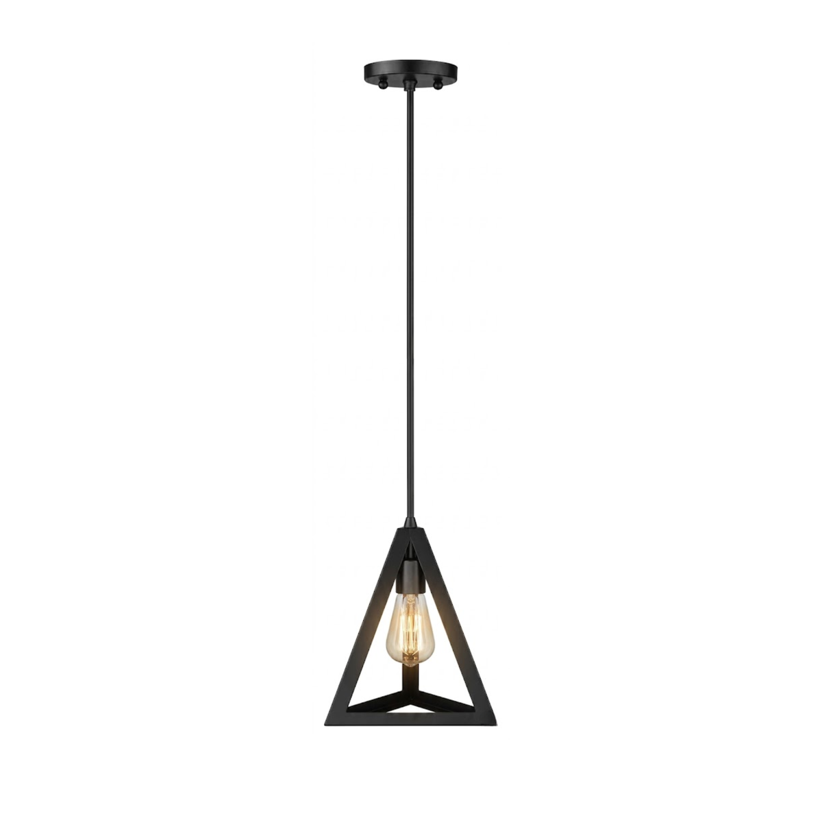 Vivio Astra 1-Light Triangle Pendant - MB