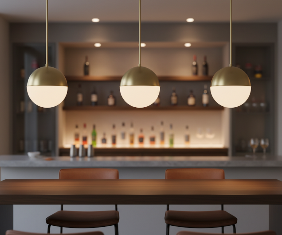 Vivio Oro 10&quot; 1-Light  Pendant With Frosted Glass - Matte Gold