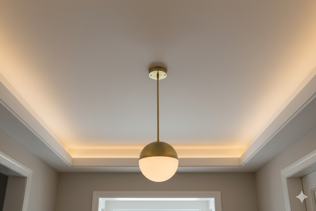 Vivio Oro 10&quot; 1-Light  Pendant With Frosted Glass - Matte Gold