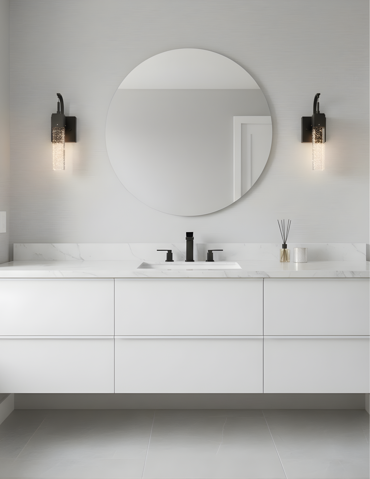 Vivio 12" 8W LED Pixi Wall Sconce - Matte Black
