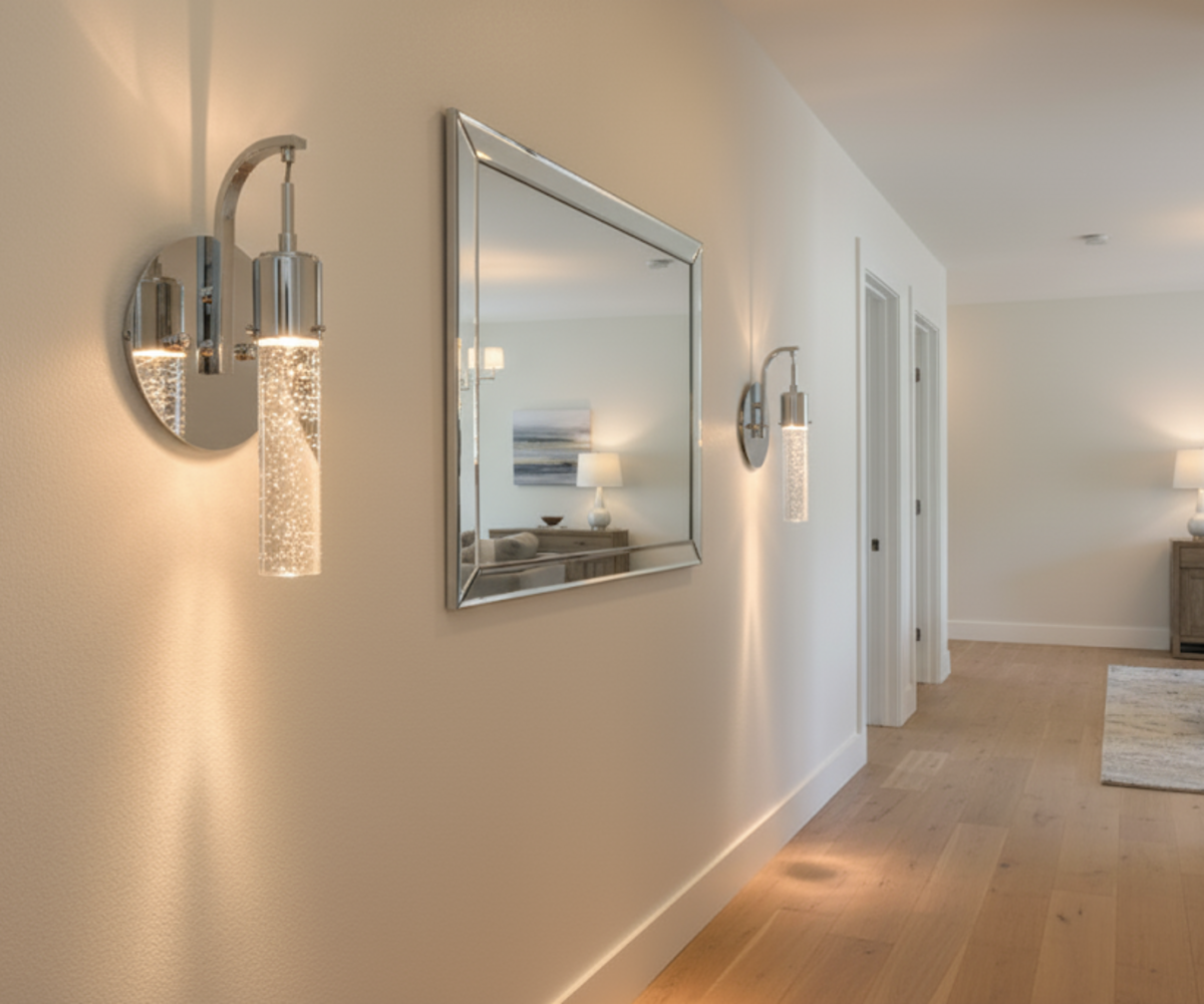 Vivio 13&quot; 8W LED Soffi Wall Sconce - Chrome