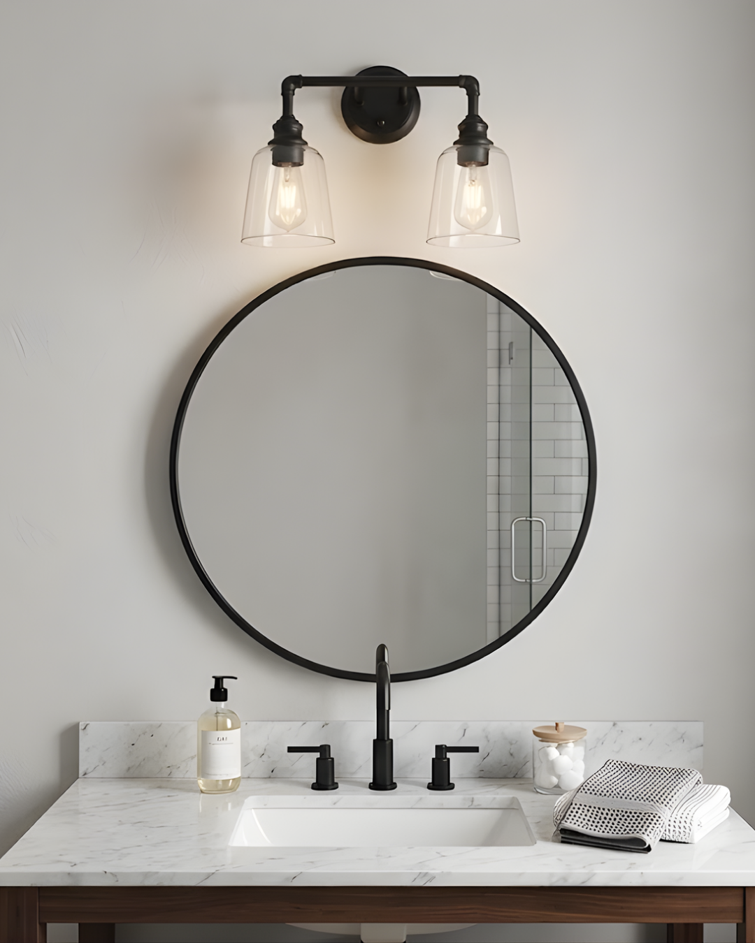 Vivio Milla 2-Bulb Vanity Light - MB