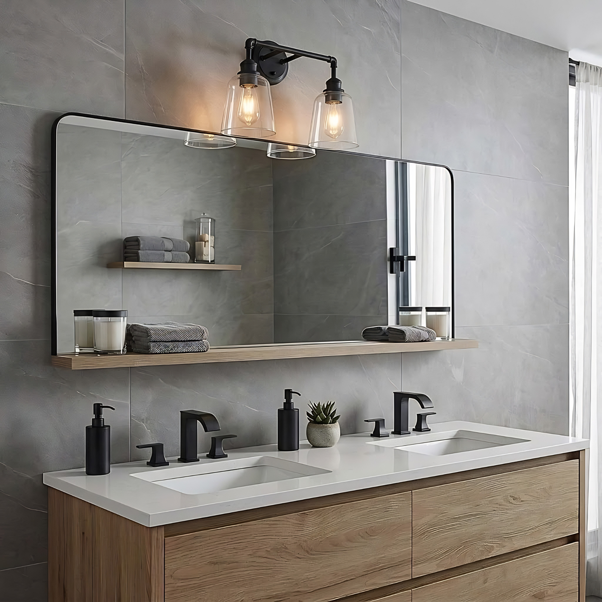 Vivio Milla 2-Bulb Vanity Light - MB