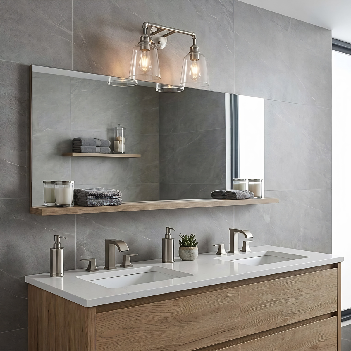 Vivio Milla 2-Bulb Vanity Light - NK