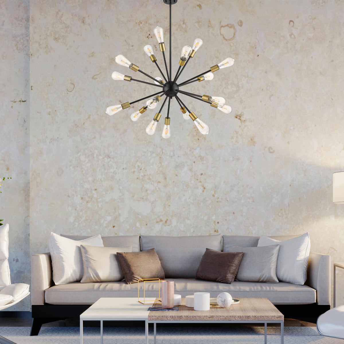 Odyssey 18-Light Sputnik Sphere Chandelier