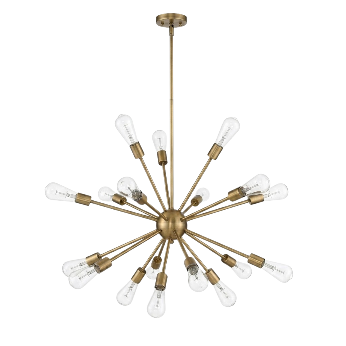18-Light Odyssey Chandelier - Brushed Brass