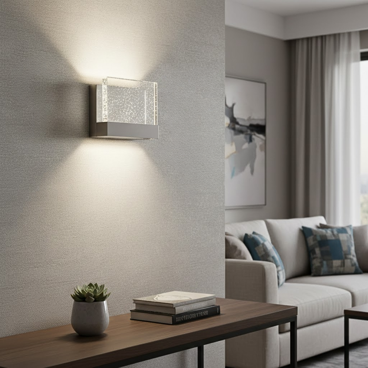 Vivio Calabria LED Rectangle Block Sconce - NK 15W 4000K