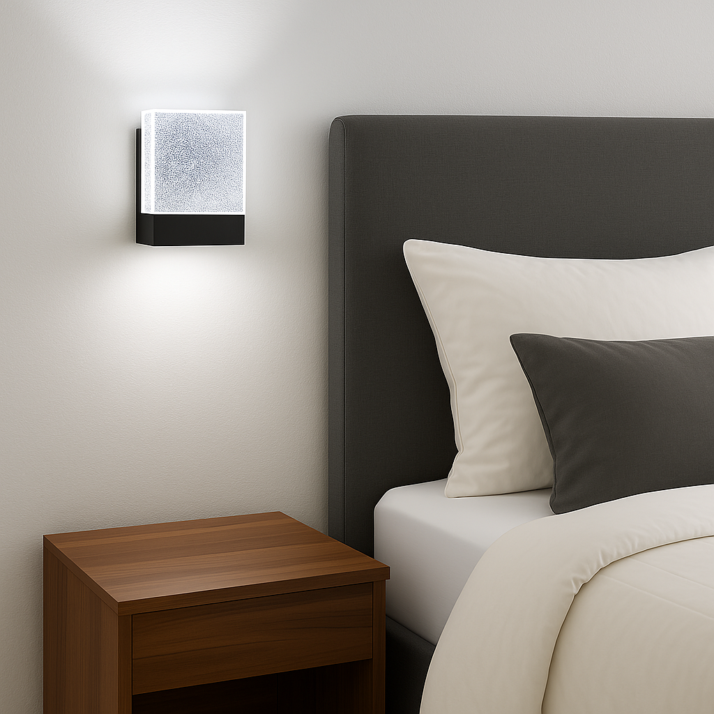 Vivio Calabria LED Rectangle Block Sconce - MB 15W 4000K