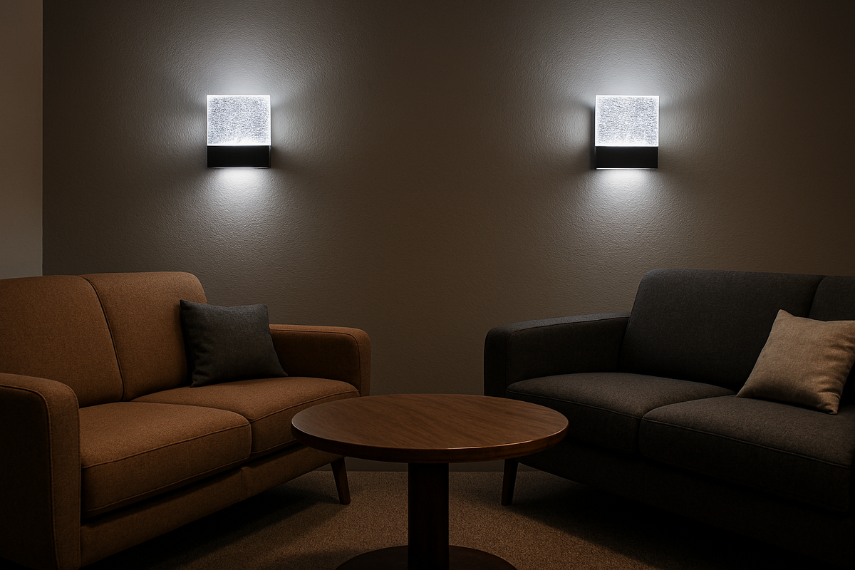 Vivio Calabria LED Rectangle Block Sconce - MB 15W 4000K