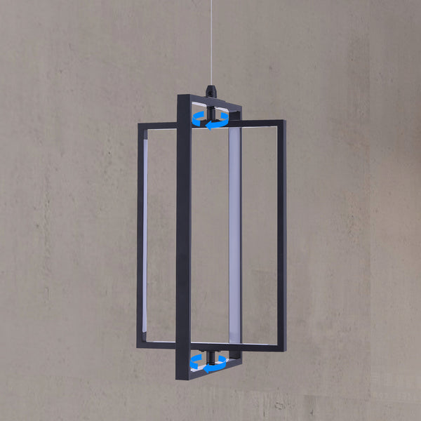 Vivio Modena LED Open Rectangle Pendant - MB 25W 4000K - Vivio Lighting